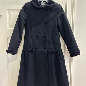Rothschild Navy Wool Coat-Excellent Condition